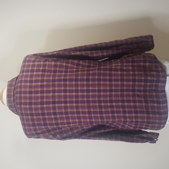 Woolrich Blackberry plaid flannel shirt - Picture 4 of 7